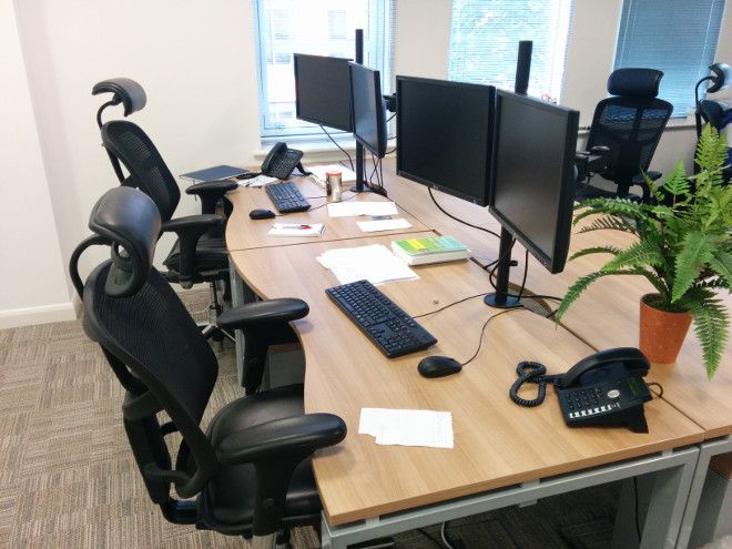 Our desks
