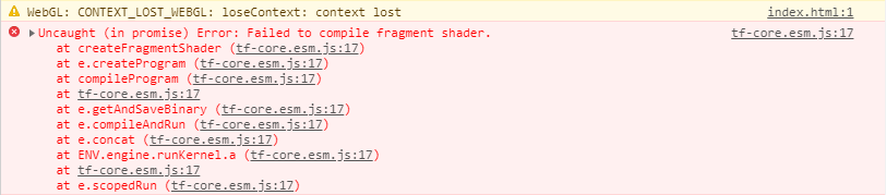 PacMan Controller WebGL Crash